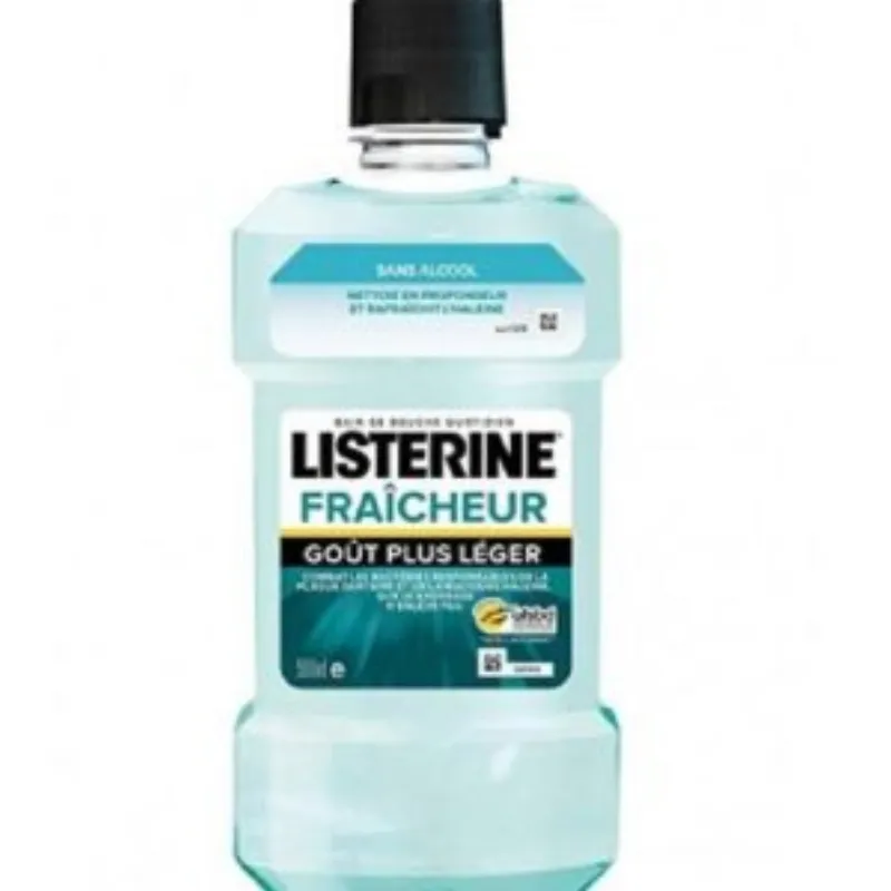 LISTERINE BAIN DE BOUCHE FRAICHEUR SANS ALCOOL 250ML –  | Parasativa Maroc
