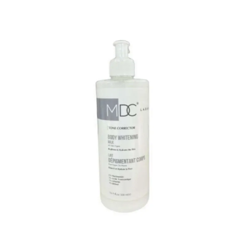 MDC Tone Corrector Body Whitening Milk 500ml –  | Parasativa Maroc