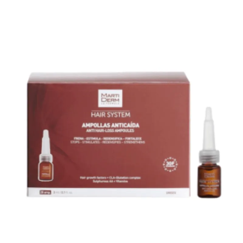 Martiderm Hair System Ampoules Anti-Chute 3ml 28U –  | Parasativa Maroc