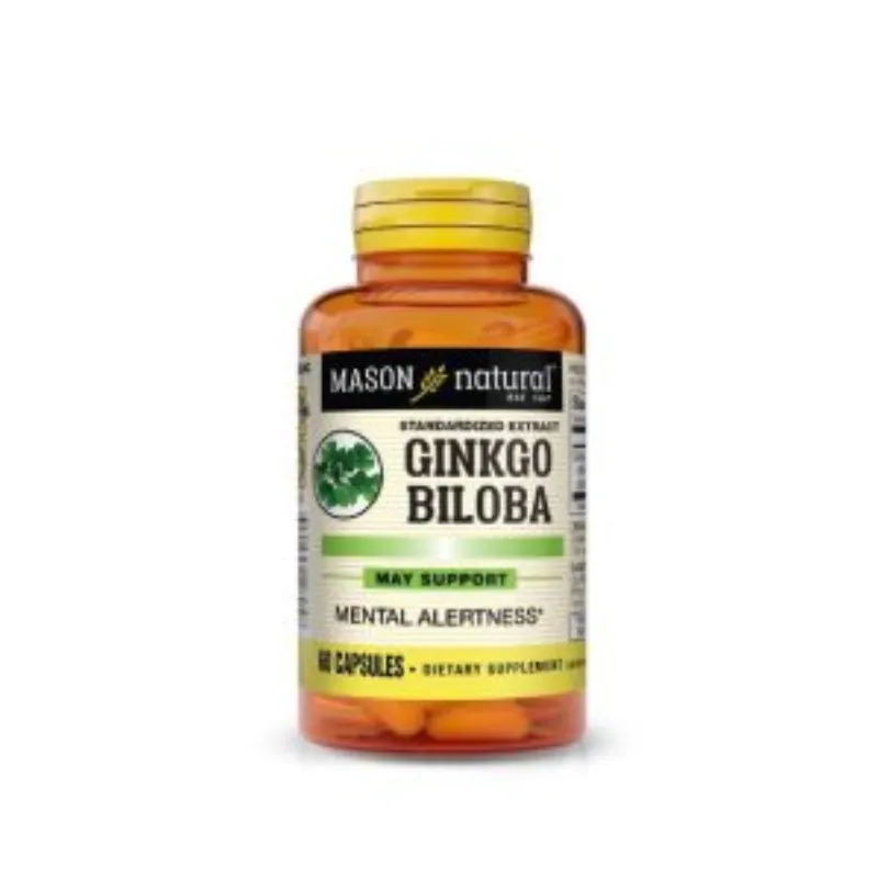 Mason Natural Ginkgo Biloba 60 capsules –  | Parasativa Maroc