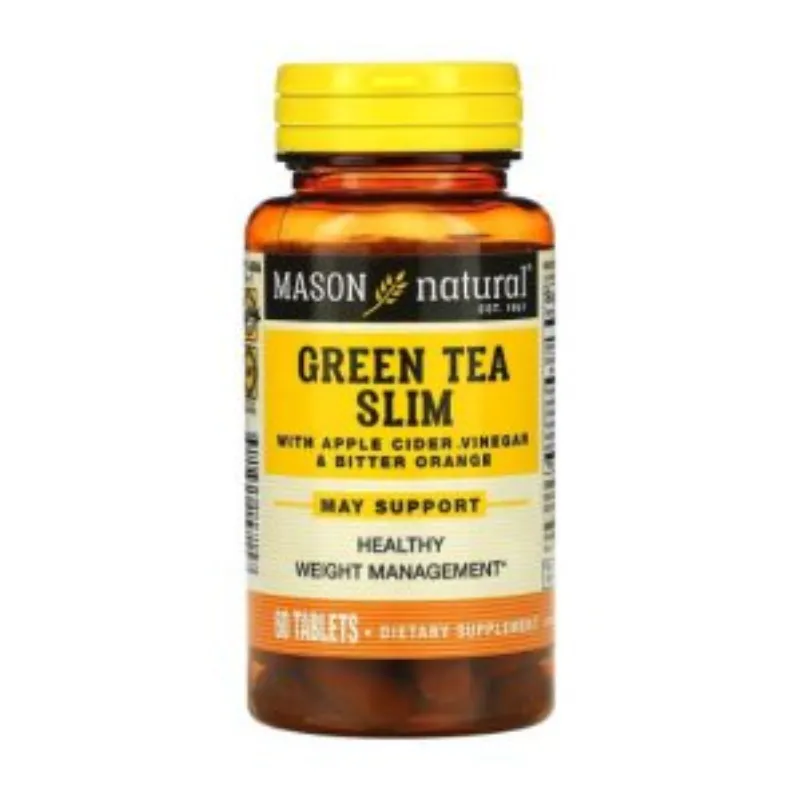 Mason Natural Green Tea EGCG – Slim 60 Tablets 1571-60A –  | Parasativa Maroc