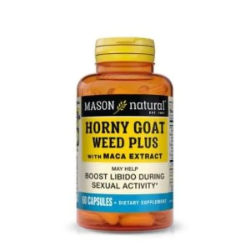 Mason Natural Horny Goat Weed plus 60 capsules 1572-60A –  | Parasativa Maroc