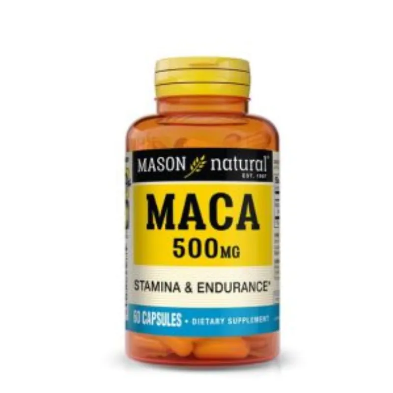 Mason Natural Maca 500mg 60 Capsules 1254-60 –  | Parasativa Maroc