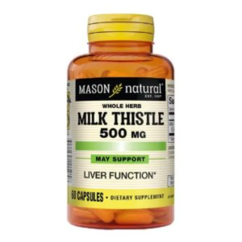 Mason Natural Milk Thistle 60 capsules –  | Parasativa Maroc