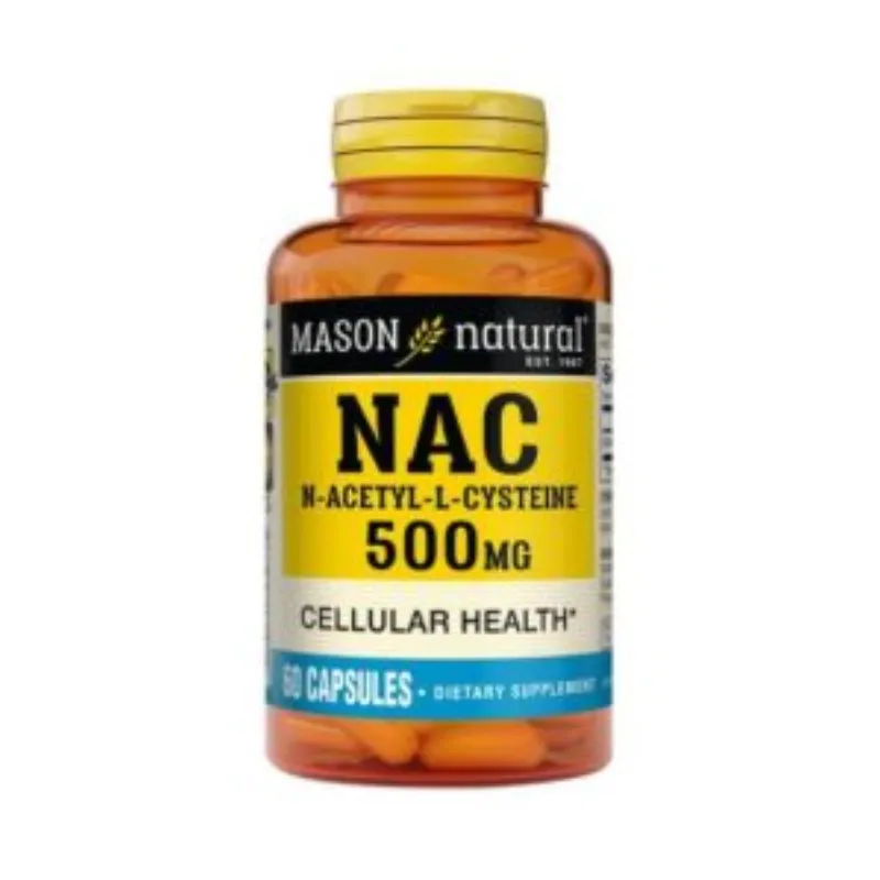 Mason Natural Nac  N-Acetyl-L-Cysteine 60 capsules  1710-60 –  | Parasativa Maroc
