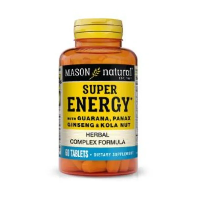 Mason Natural Super energy 60 tablets 1196-60 –  | Parasativa Maroc