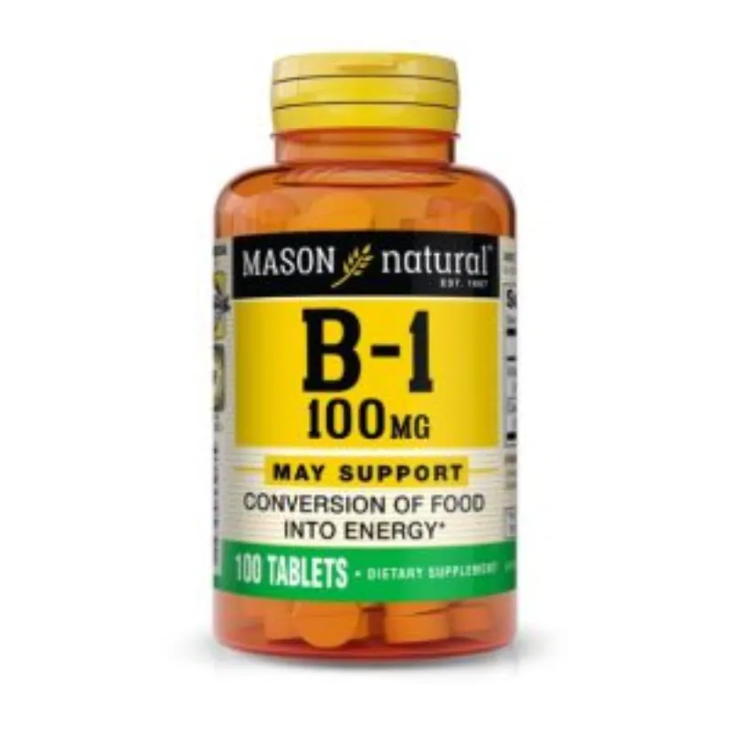Mason Natural B-1 100mg 100 Tablets –  | Parasativa Maroc