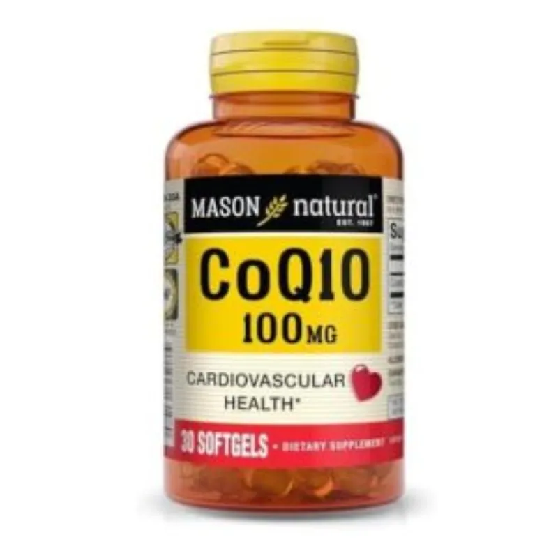 Mason Natural Co Q10 100mg 30 Softgels –  | Parasativa Maroc