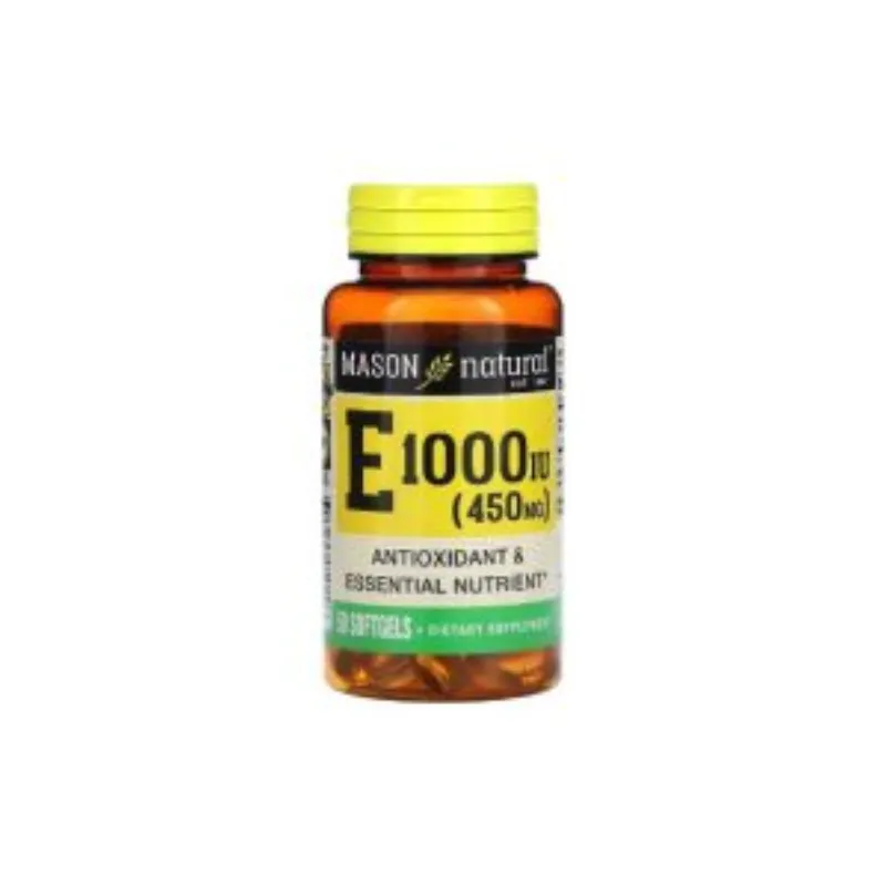 Mason natural E 1000 IU 50 Softgels –  | Parasativa Maroc