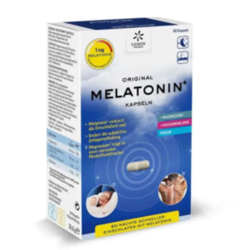 Lemon Melatonin+ Original Vegan 60 gelules –  | Parasativa Maroc