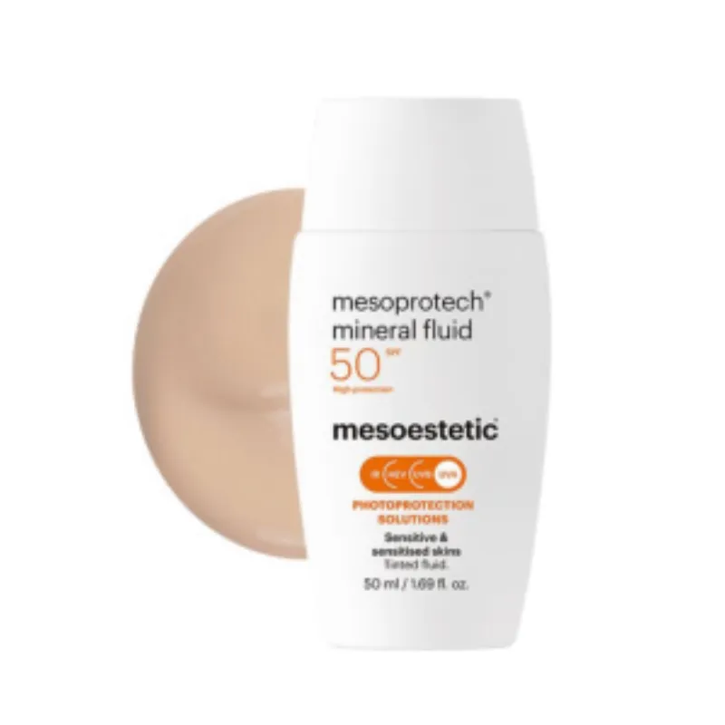 Mesoestetic Mesoprotech Mineral Fluide Spf50 50ml –  | Parasativa Maroc