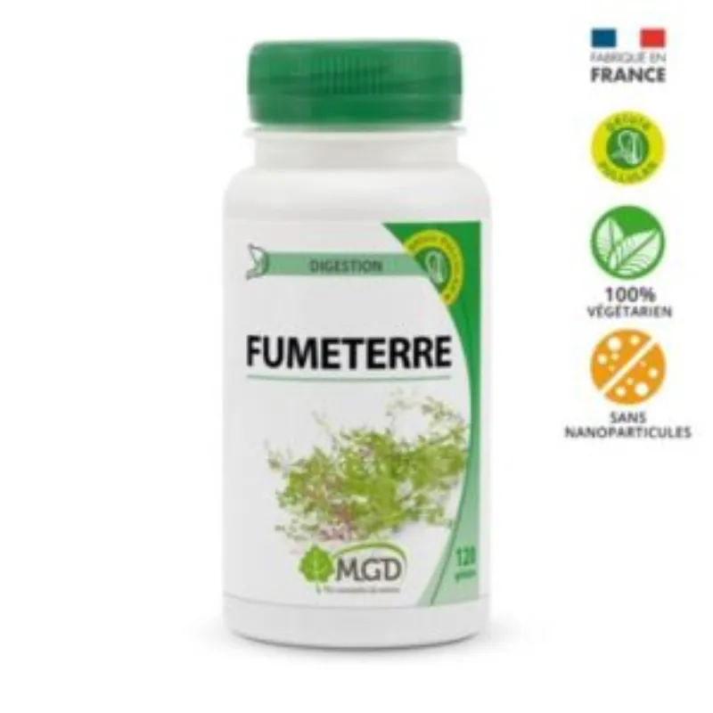 Mgd Nature Fumeterre 120 gelules –  | Parasativa Maroc