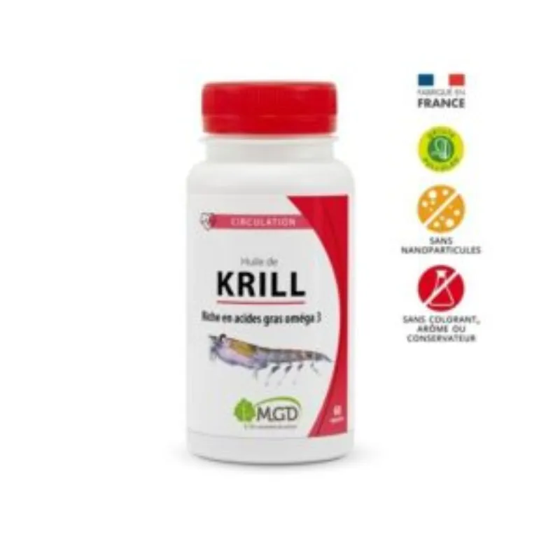 MGD Huile de krill 60 capsules –  | Parasativa Maroc
