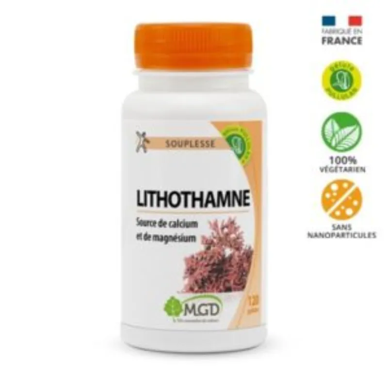 Mgd Nature Lithothamne 120 gelules –  | Parasativa Maroc