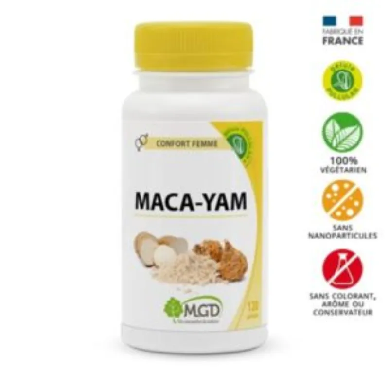 Mgd Nature Maca-yam 120 gelules –  | Parasativa Maroc