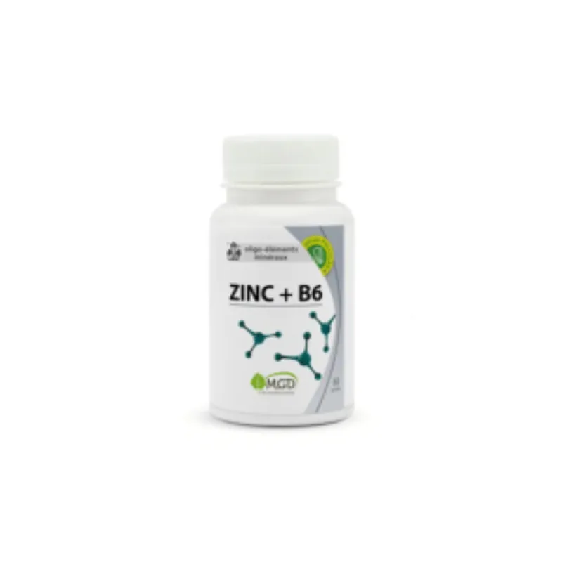 Mgd Nature zinc+ B6  60 Gelules –  | Parasativa Maroc