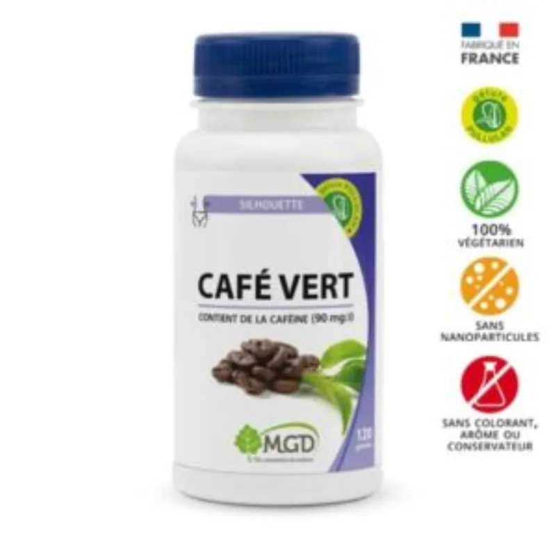 Mgd Nature Cafe vert 120 gelules –  | Parasativa Maroc