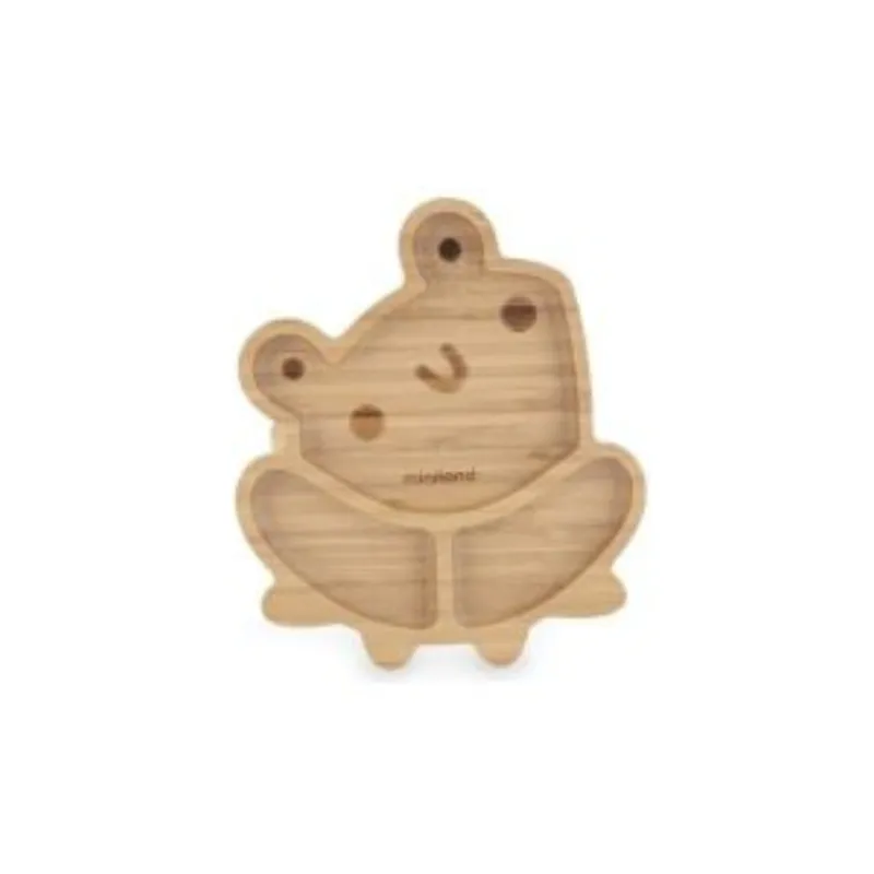 Miniland Assiette En bois Grenouille –  | Parasativa Maroc