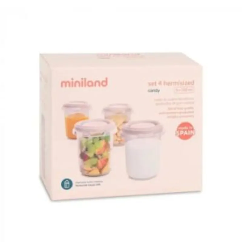 Miniland Set De Conservation 4 Pieces Candy –  | Parasativa Maroc