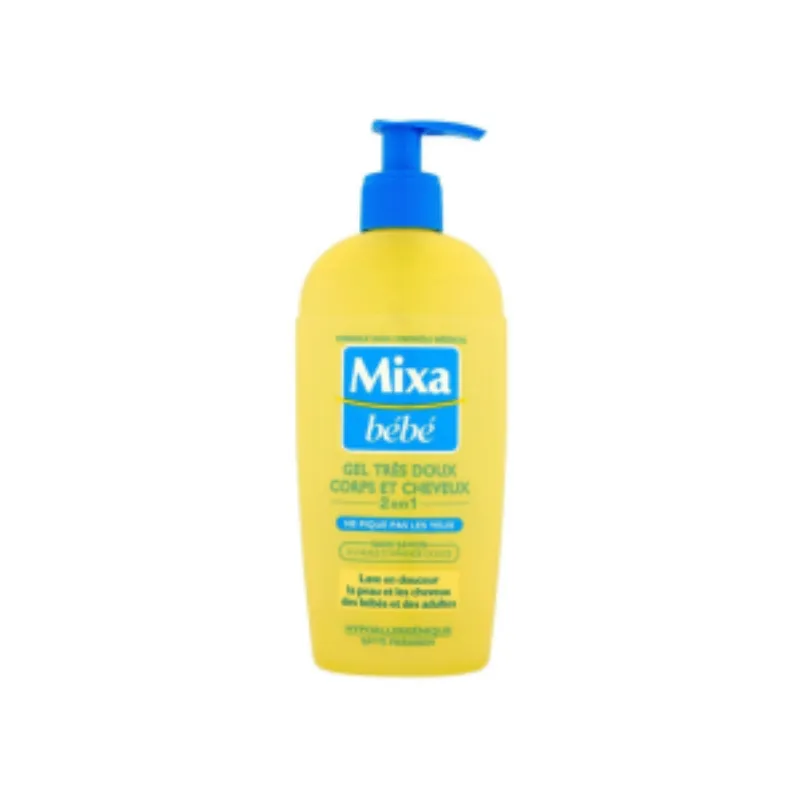 Mixa Bebe Gel Corps & Cheveux Tres doux 2en1 250ml –  | Parasativa Maroc