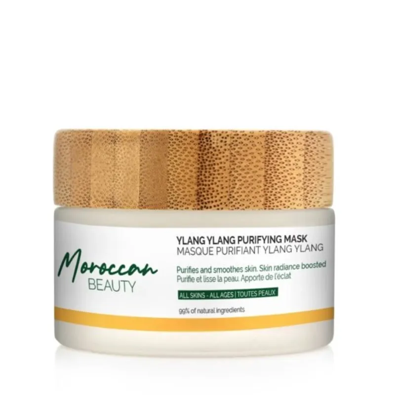 Moroccan Beauty Masque Purifiant Ylang Ylang 50ml –  | Parasativa Maroc