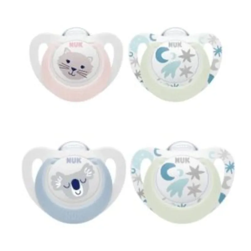 NUK Deux Sucette Star Night & Day 0-6m –  | Parasativa Maroc