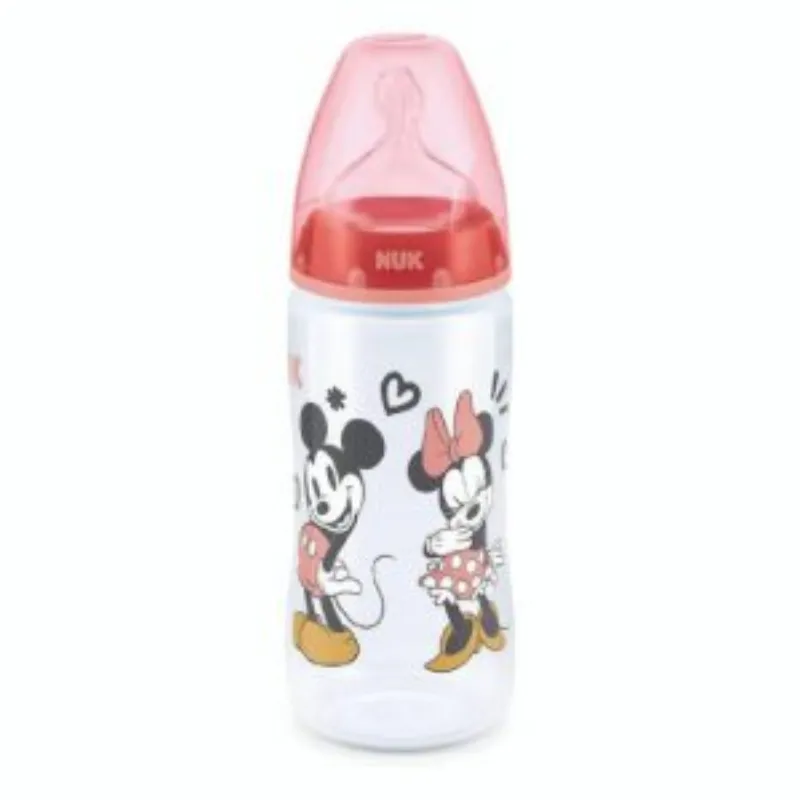 NUK Biberon Mickey pp Température 6-18m 300ml –  | Parasativa Maroc