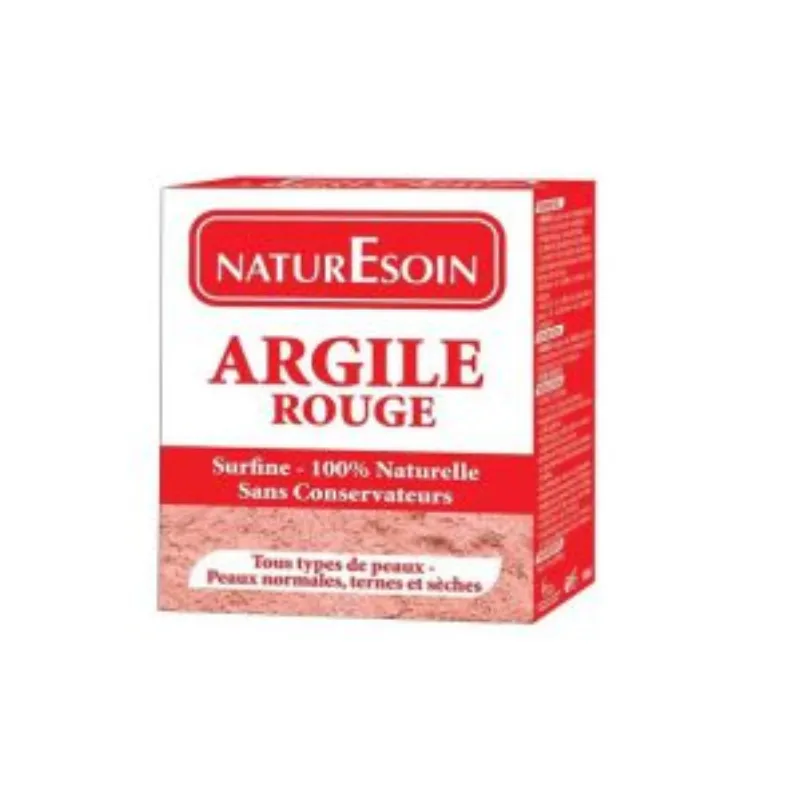 Nature soin argile Rouge sachet 100G –  | Parasativa Maroc