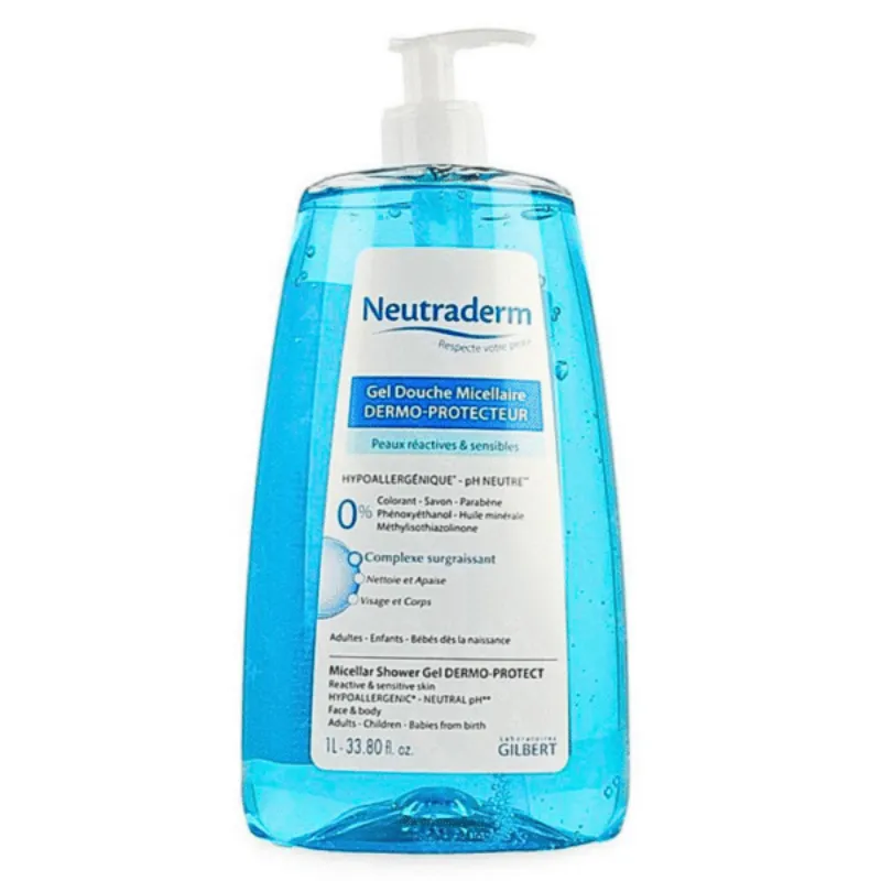 Neutraderm Gel Douche Micellaire Dermo-Protecteur – 1 L –  | Parasativa Maroc