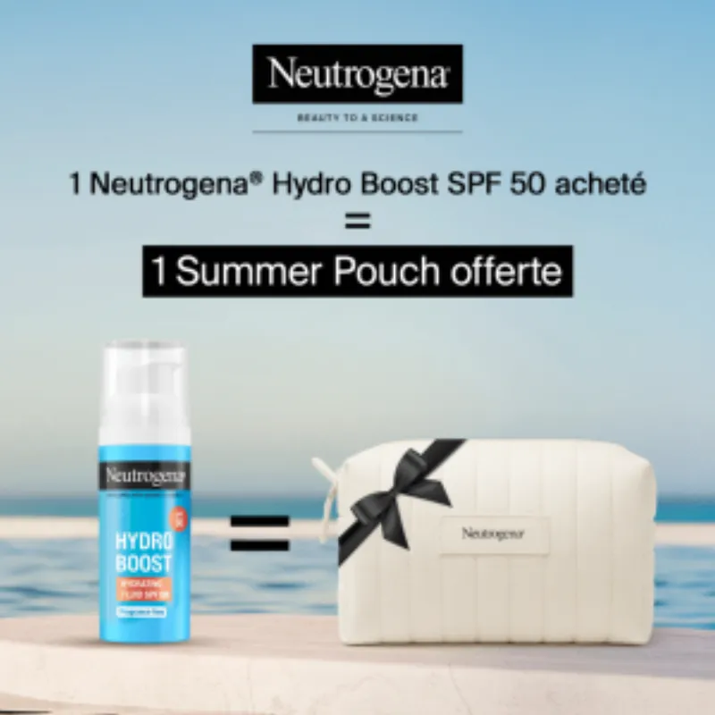 Neutrogena Fluide Hydratant Hydro Boost SPF 50 50 ml = Trousse Offerte –  | Parasativa Maroc