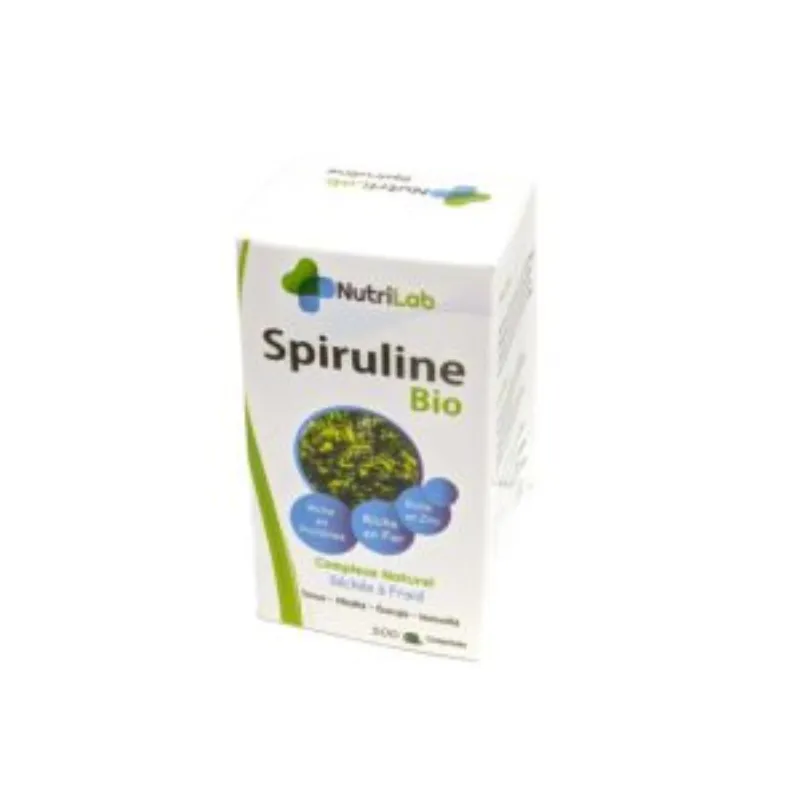 NutriLab Spiruline Bio 240 Comprimés –  | Parasativa Maroc