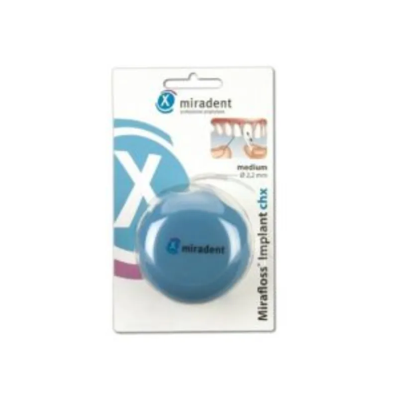 Miradent Mirafloss Implant Chx Medium