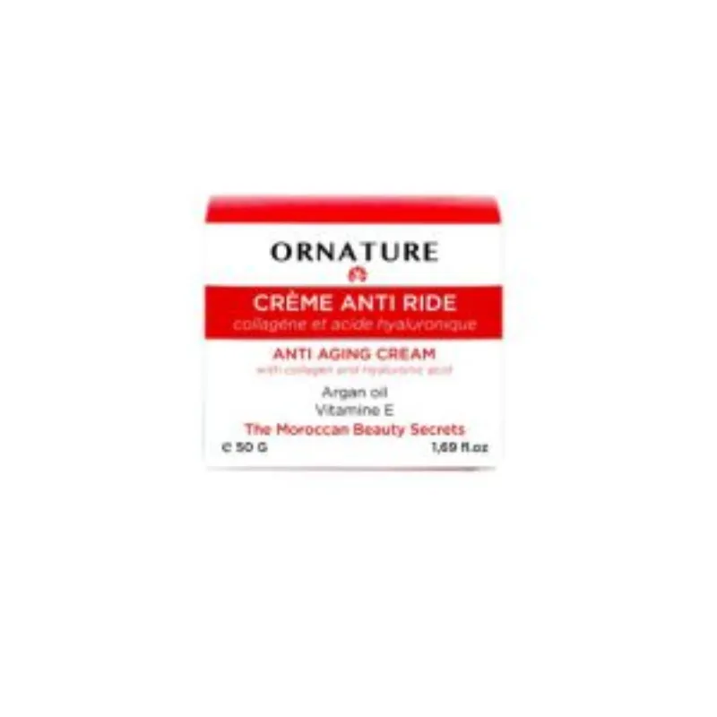 Ornature Creme Anti ride Acide Hyaluronic 50g –  | Parasativa Maroc