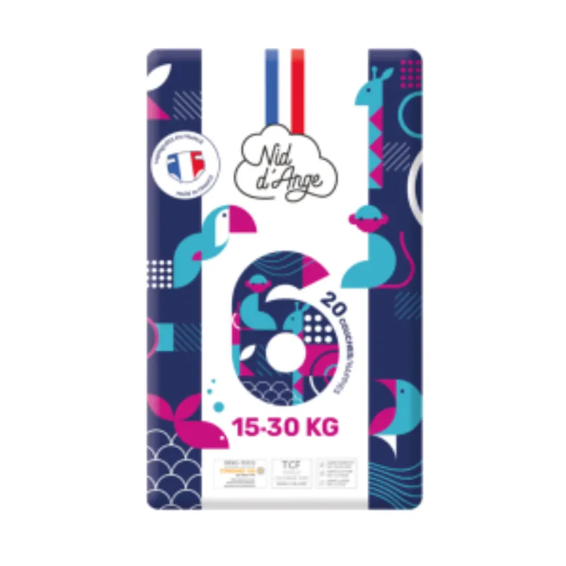 Nid d’ange Couche taille 6 15/30kg 20 Pieces