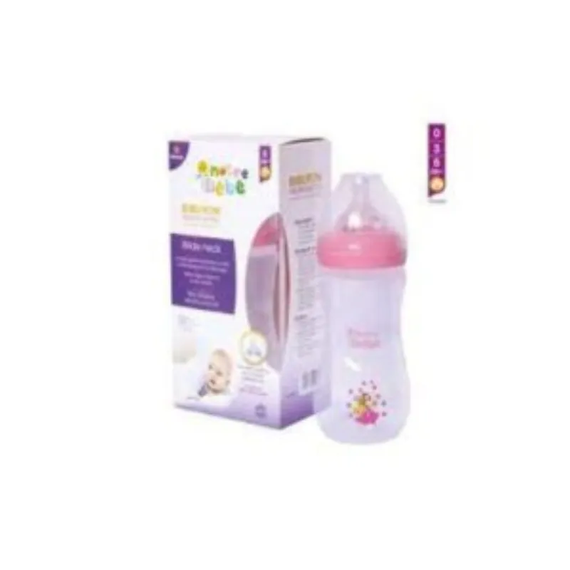Notre Bebe Biberon Wide Neck +6m 330ml –  | Parasativa Maroc