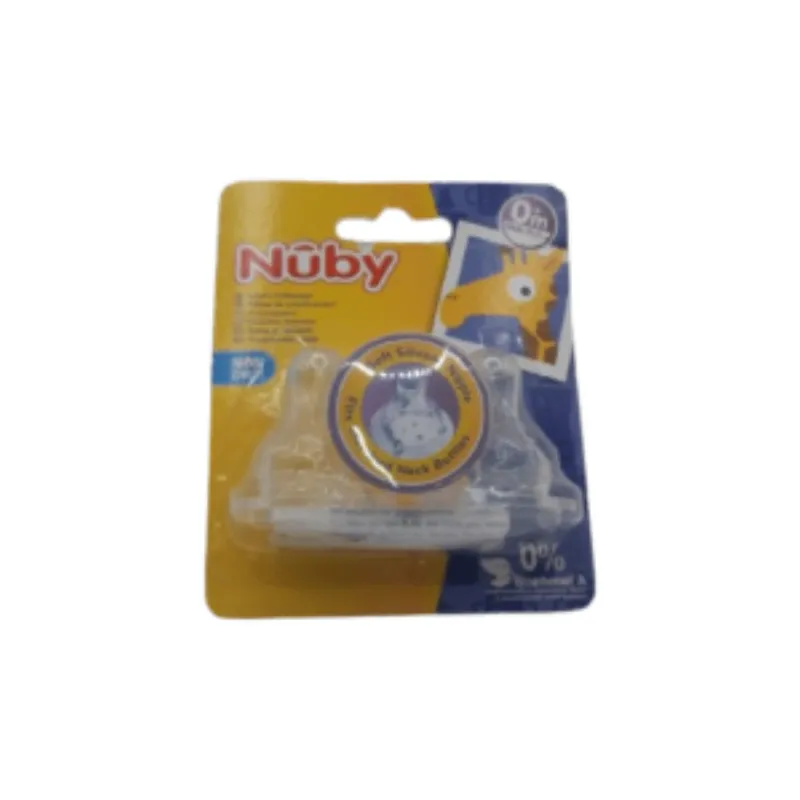 Nuby 2 Tetines Standard +0m ID921 –  | Parasativa Maroc