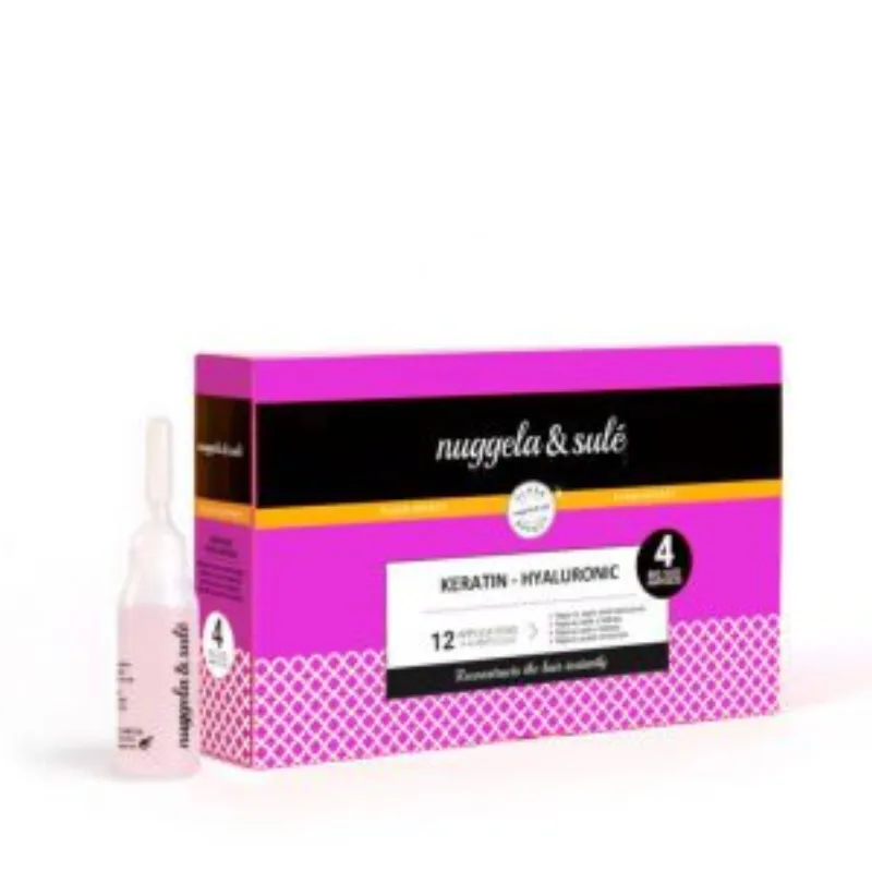 Nuggela & Sule Keratin Hyaluronic Ampoules 4 Unites Pack –  | Parasativa Maroc