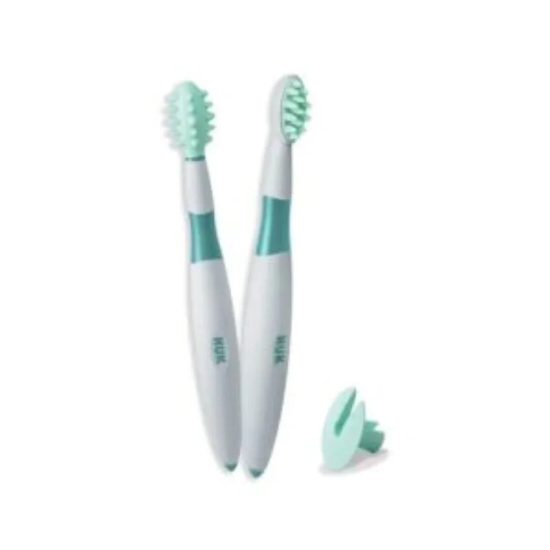 NUK Set de brosses à dents éducatives 6+ Mois –  | Parasativa Maroc