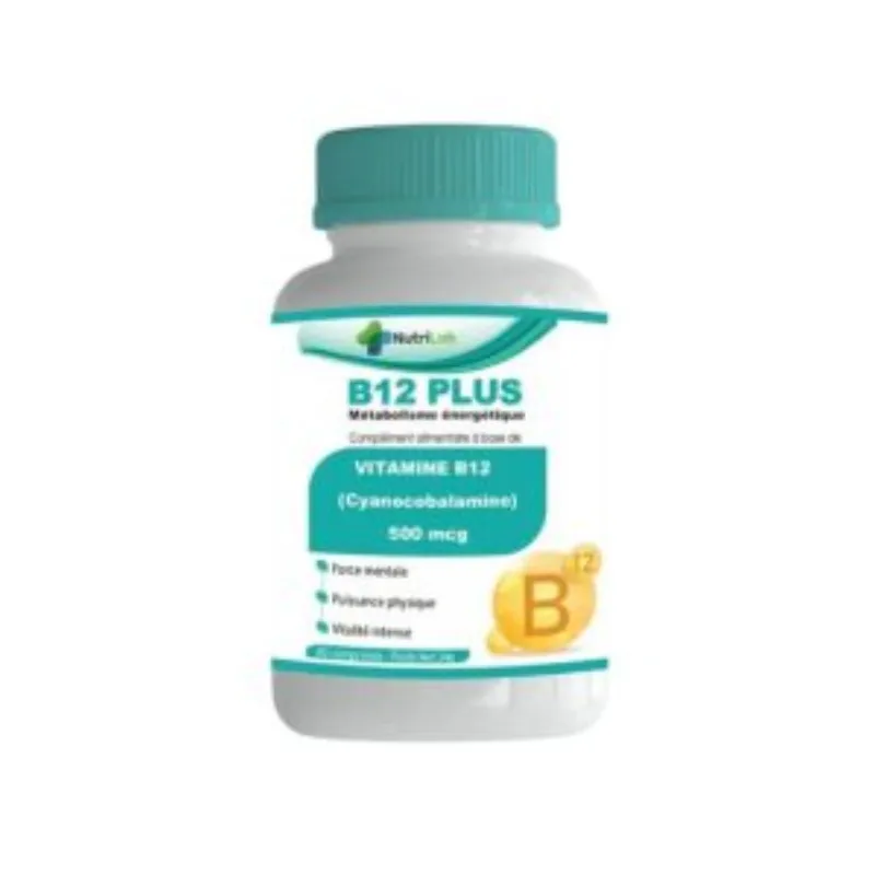Nutrilab B12 Plus 60 Comprimes –  | Parasativa Maroc
