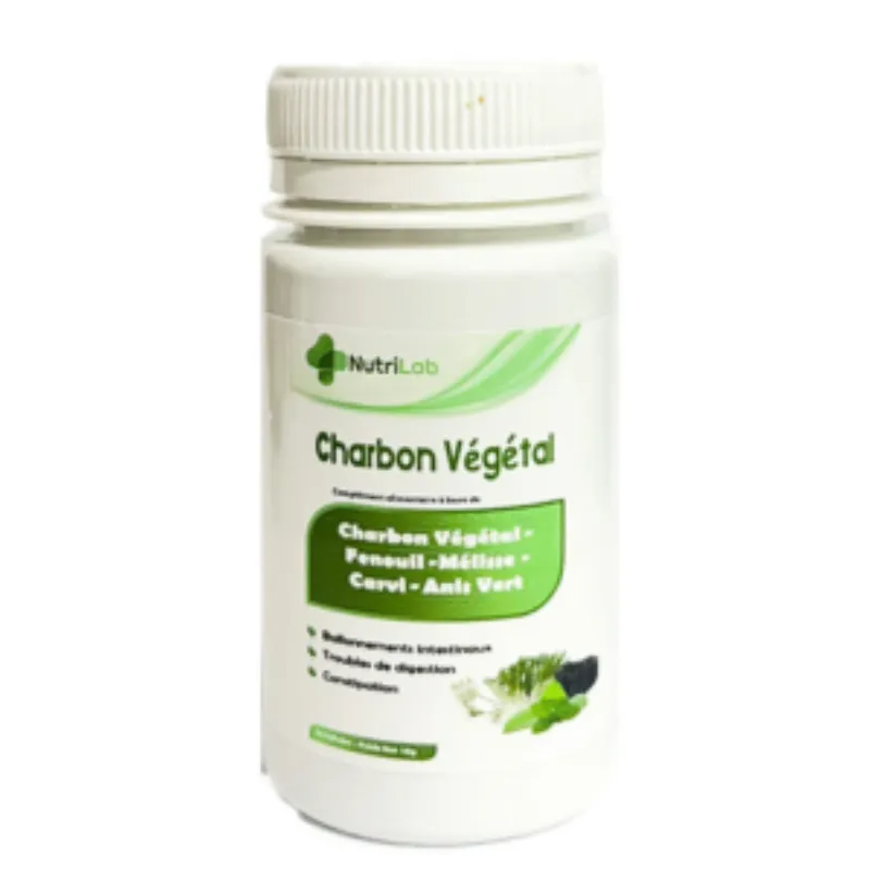 Nutrilab Charbon Vegetal 30 Gelules –  | Parasativa Maroc