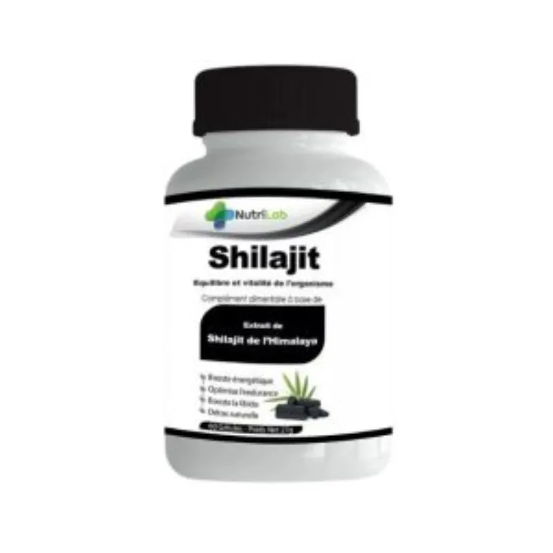 Nutrilab Shilajit 60 Gelules –  | Parasativa Maroc