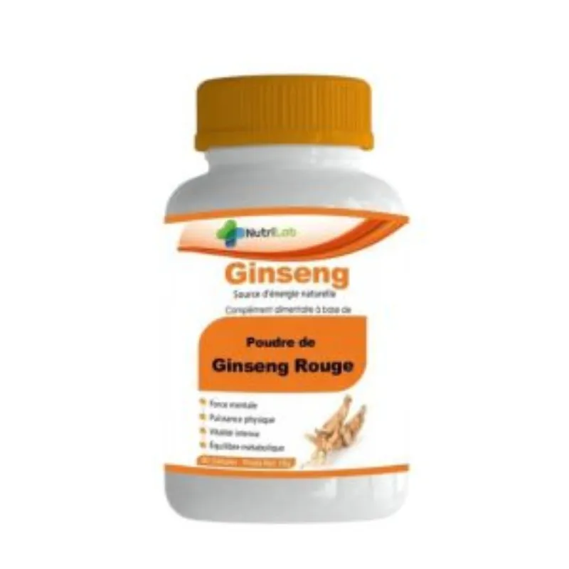 Nutrilab Ginseng 60 Gelules –  | Parasativa Maroc