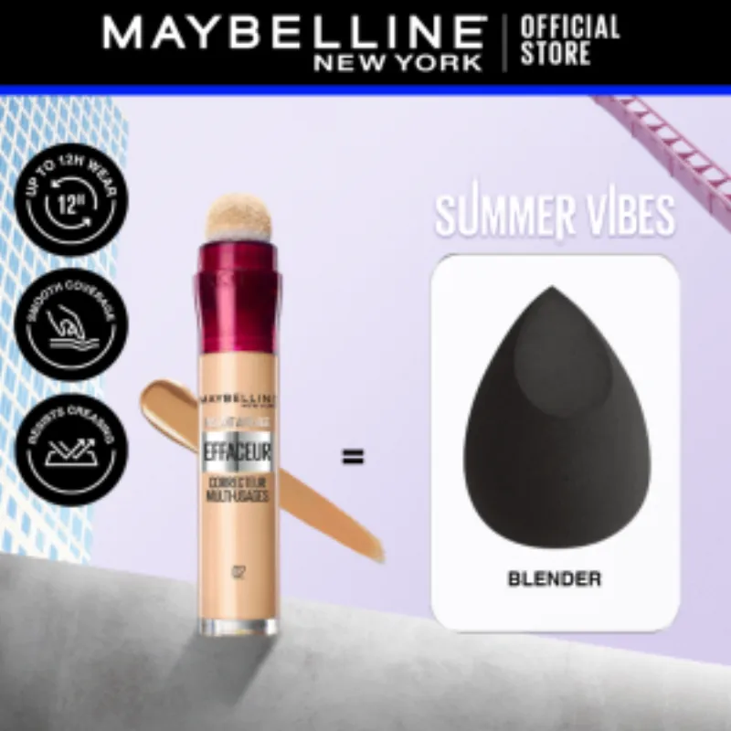 Maybelline Eraser Eye N°02 Nude + Blander Pack –  | Parasativa Maroc