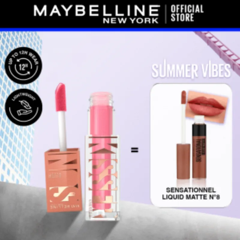 Maybelline Sunkisser 05 Blazing Blush 4.7ml + Sensational Liquid N08 Pack –  | Parasativa Maroc