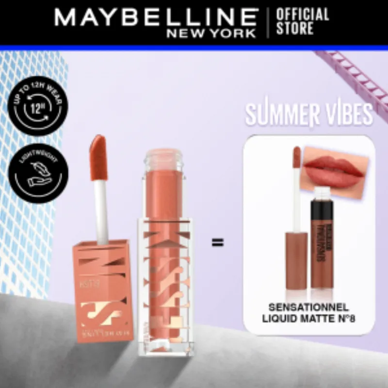 Maybelline Sunkisser 08 Chades On 4.7ml + Sensational Liquid N08 Pack –  | Parasativa Maroc