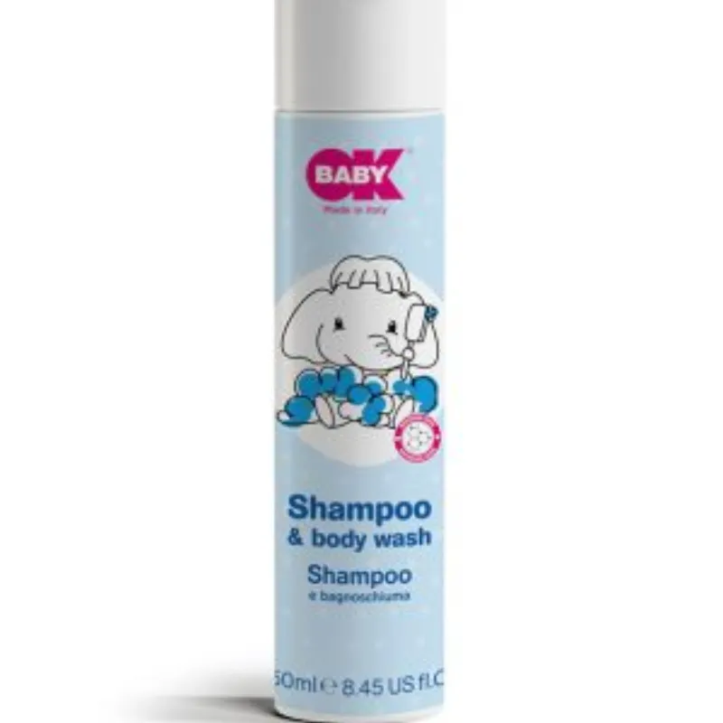 Okbaby Shampooing & gel Douche 250ml –  | Parasativa Maroc