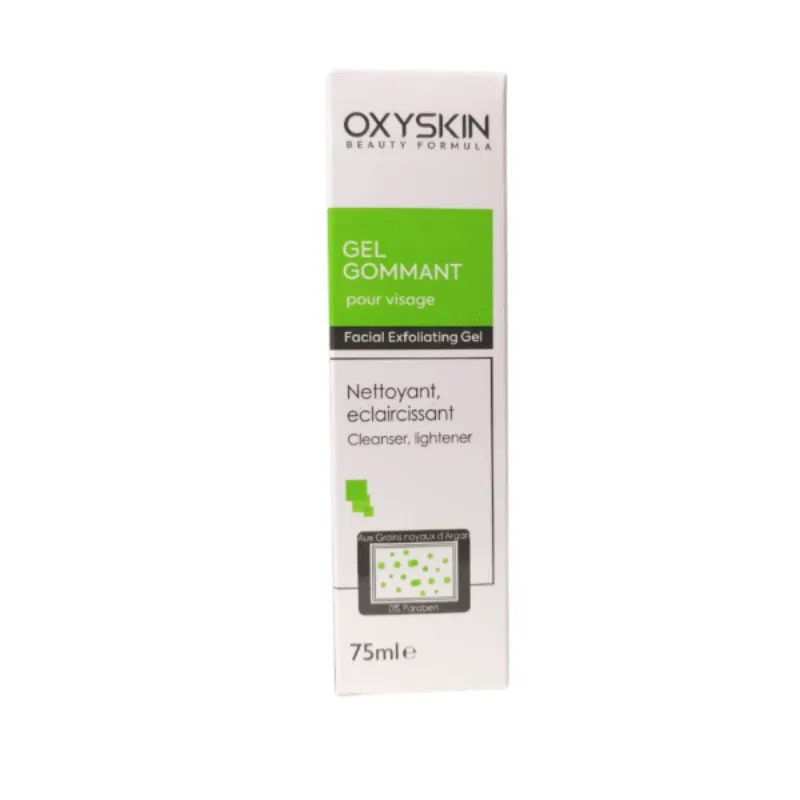 Oxyskin Gel Gommant Eclaircissant 75ml –  | Parasativa Maroc