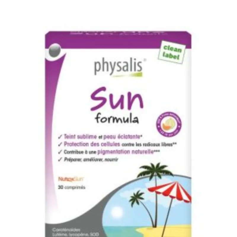 Physalis Sun formula 30 Comprimès –  | Parasativa Maroc