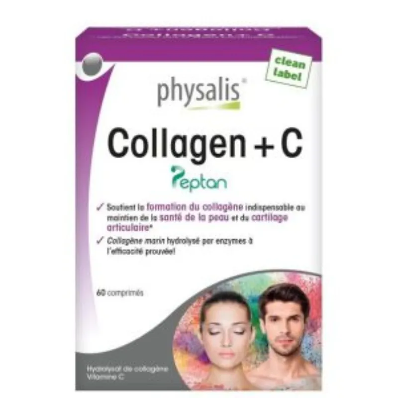 Physalis Collagen + C 60 Comprimès –  | Parasativa Maroc