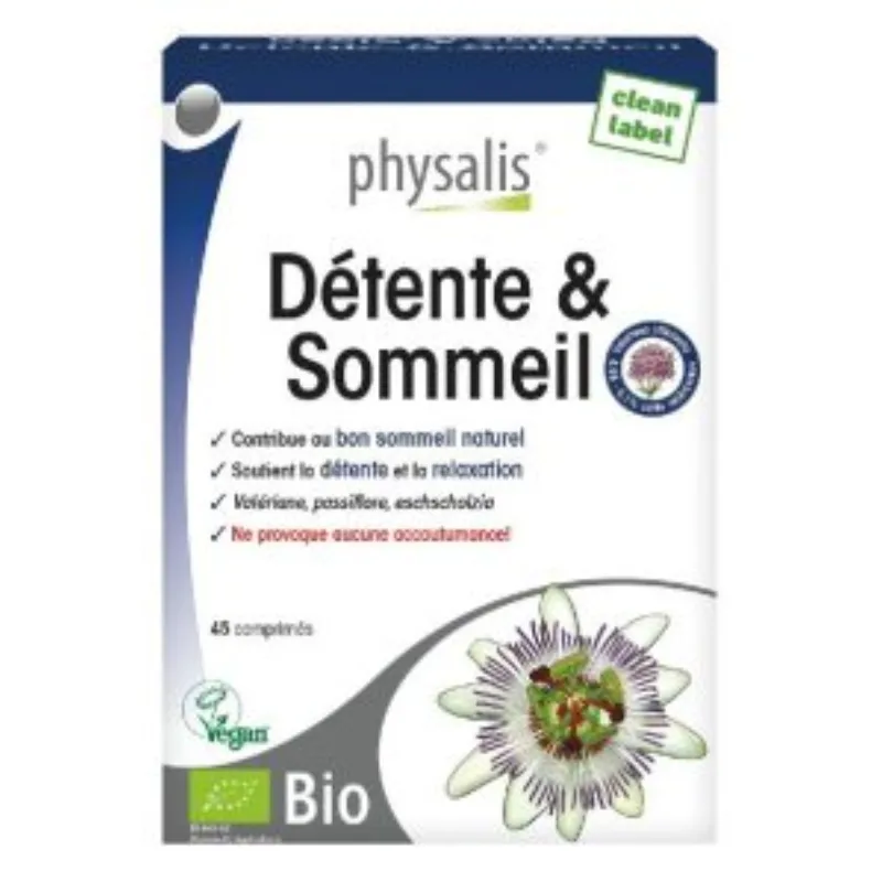 Physalis Detente Et Sommeil 45 comprimes –  | Parasativa Maroc